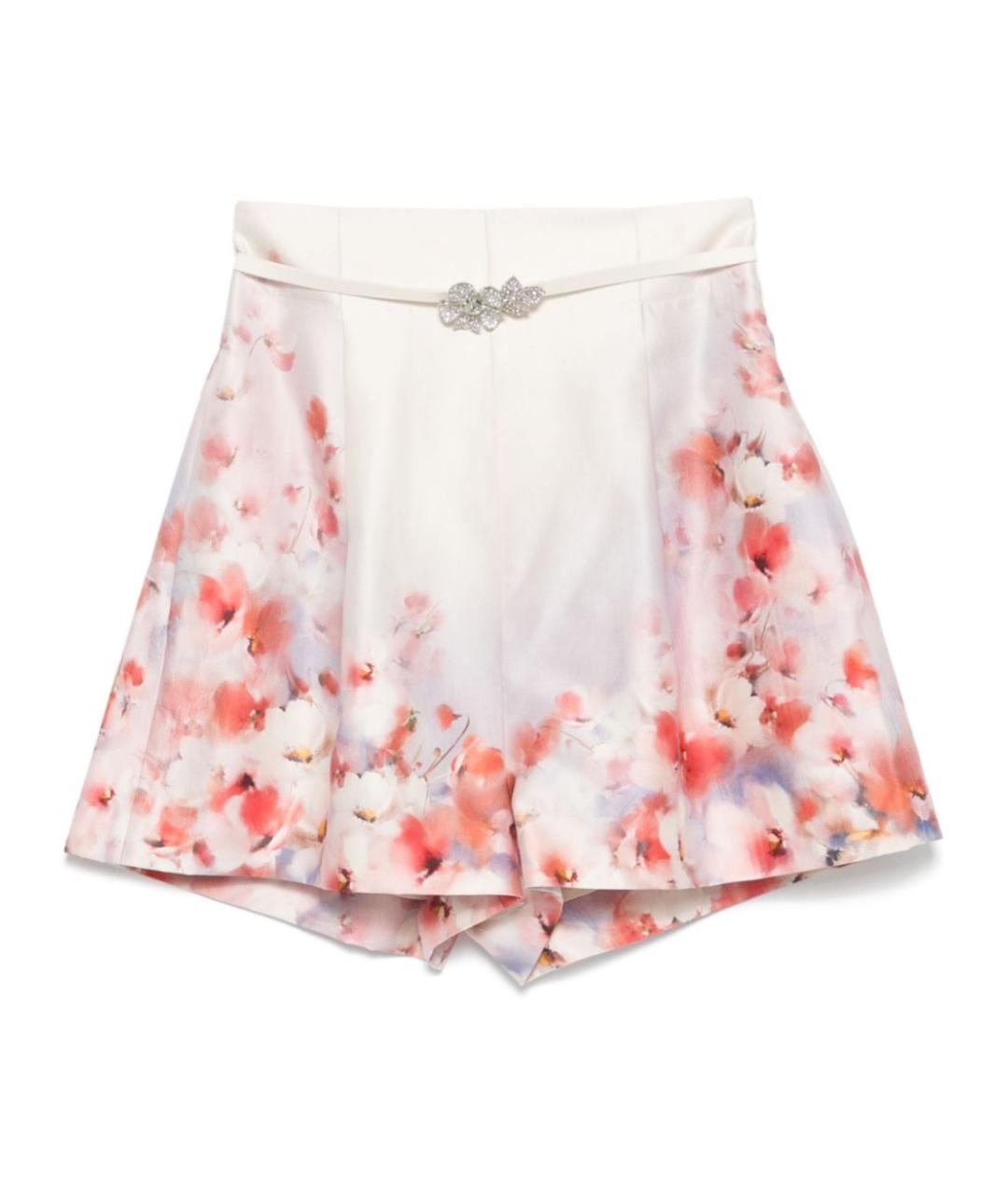 ZIMMERMANN Мульти шелковые шорты, фото 1