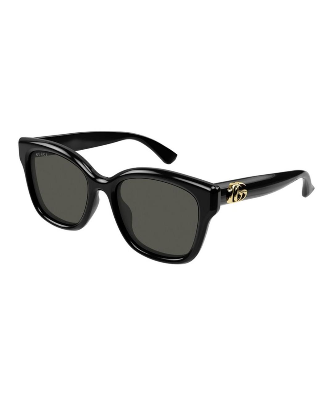 GUCCI Черные пластиковые солнцезащитные очки, фото 1