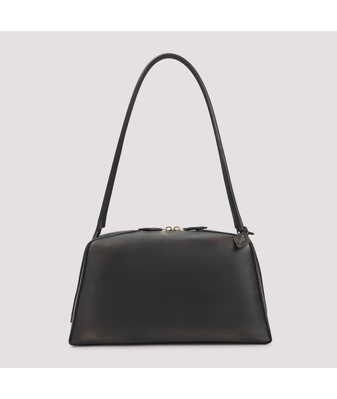 ALAIA Коричневая кожаная сумка через плечо, фото 3