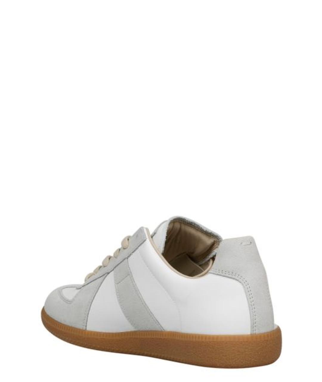 MAISON MARGIELA Мульти кожаные низкие кроссовки / кеды, фото 3