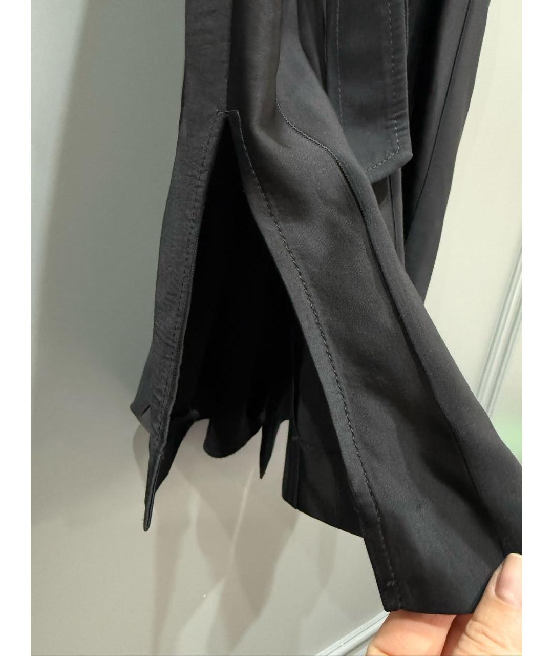 ESCADA Черное вискозное повседневное платье, фото 6