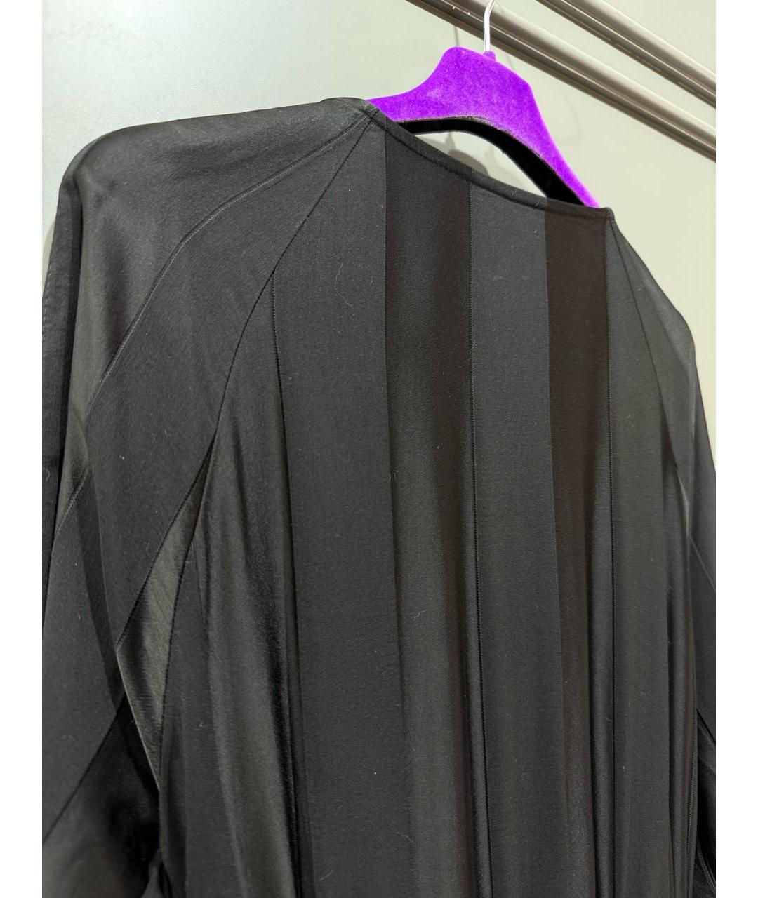 ESCADA Черное вискозное повседневное платье, фото 4