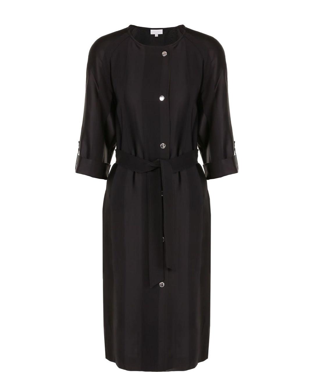 ESCADA Черное вискозное повседневное платье, фото 9