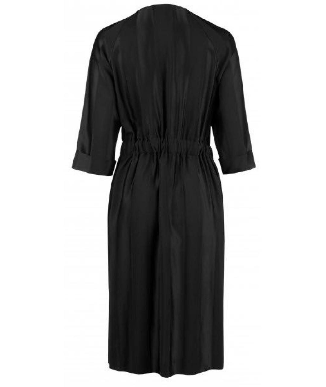 ESCADA Черное вискозное повседневное платье, фото 2