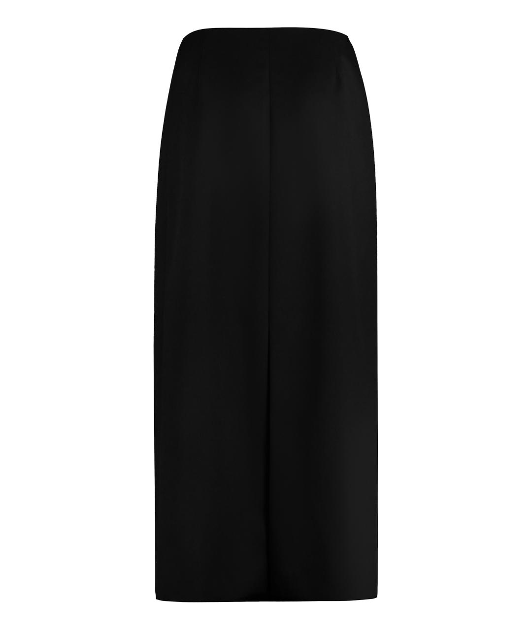 GIVENCHY Черная шерстяная юбка миди, фото 2