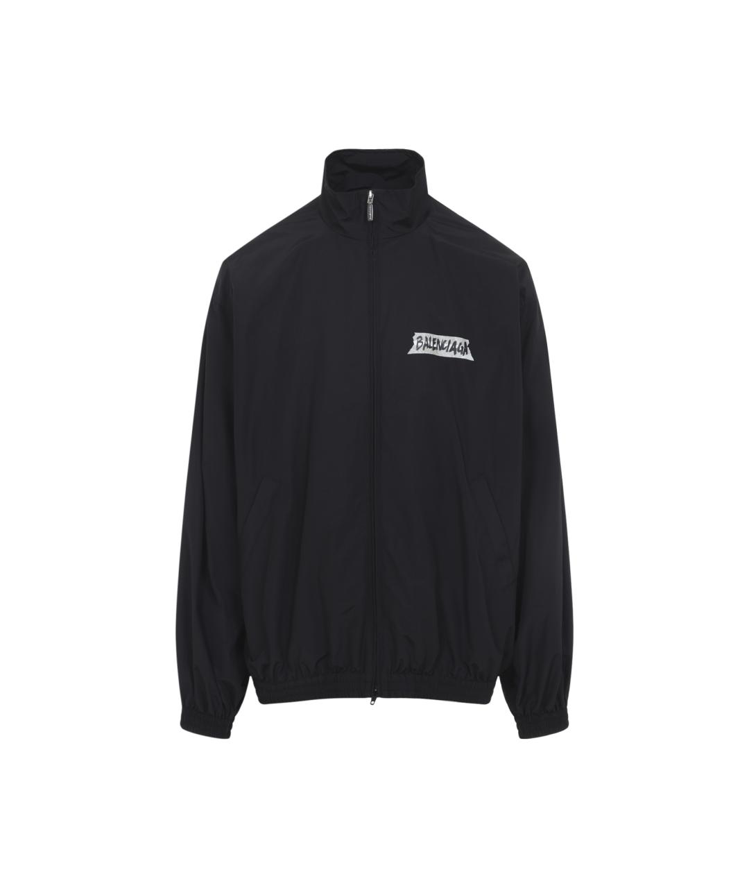 BALENCIAGA Черная хлопковая куртка, фото 1