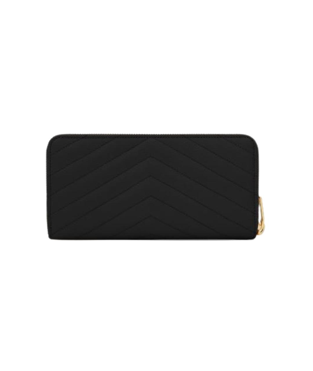 SAINT LAURENT Черный кошелек, фото 2