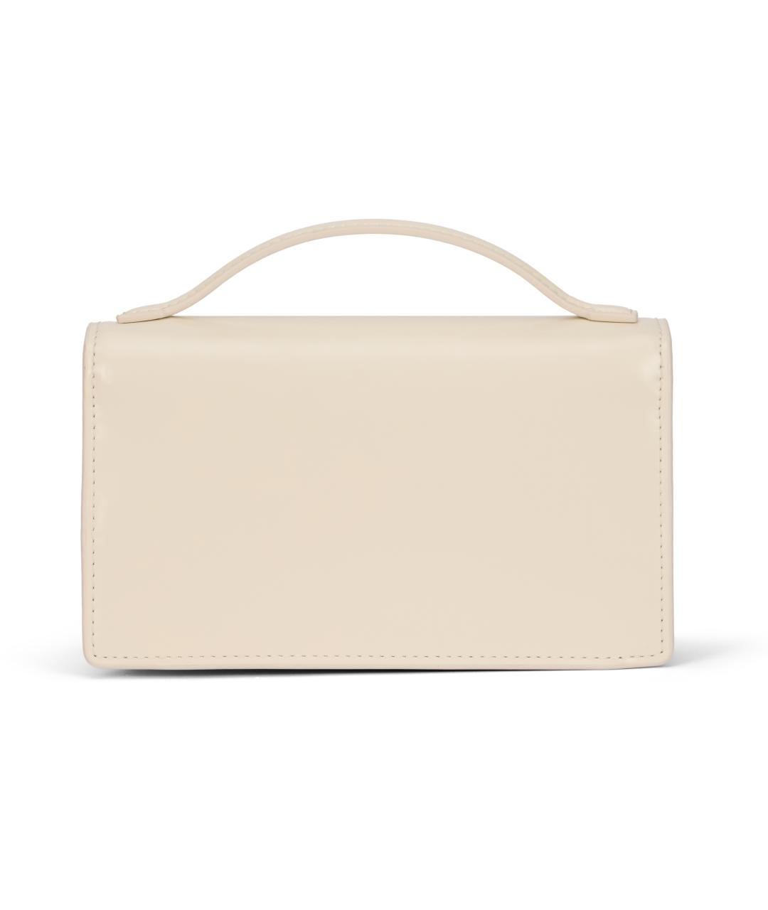 MARC JACOBS Белая кожаная сумка с короткими ручками, фото 3