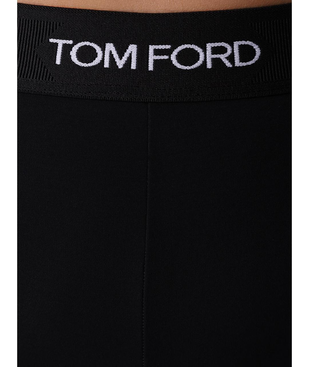 TOM FORD Черные леггинсы и велосипедки, фото 5