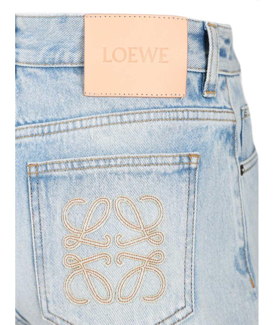 LOEWE Голубые деним шорты, фото 5