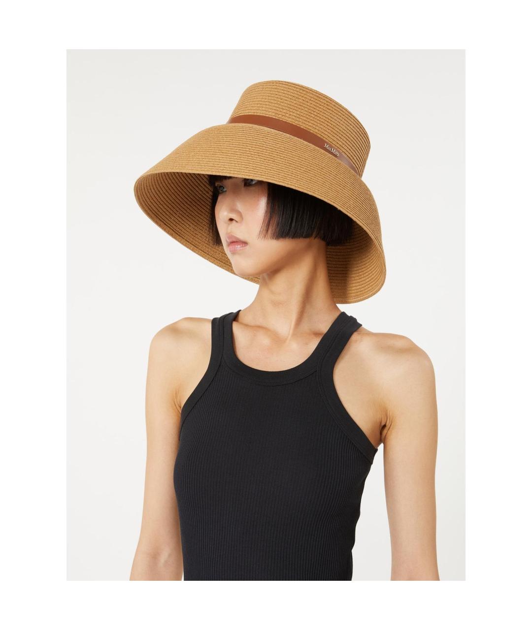 MAX MARA Бежевая панама, фото 2