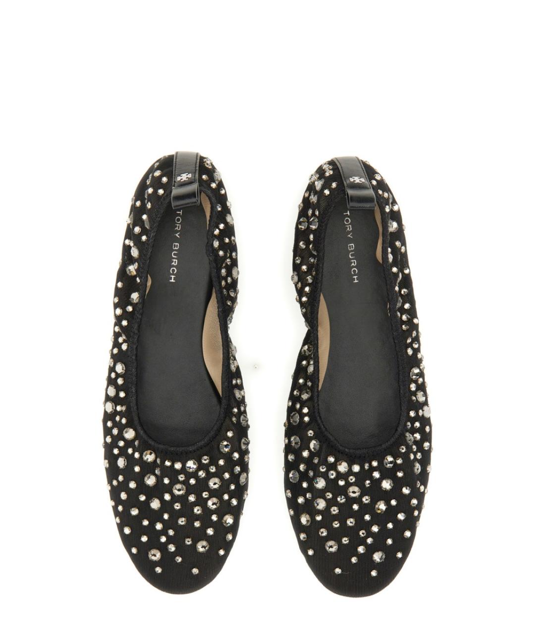 TORY BURCH Черные балетки, фото 2