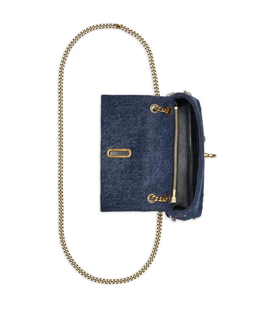 MARC JACOBS Синяя хлопковая сумка через плечо, фото 4