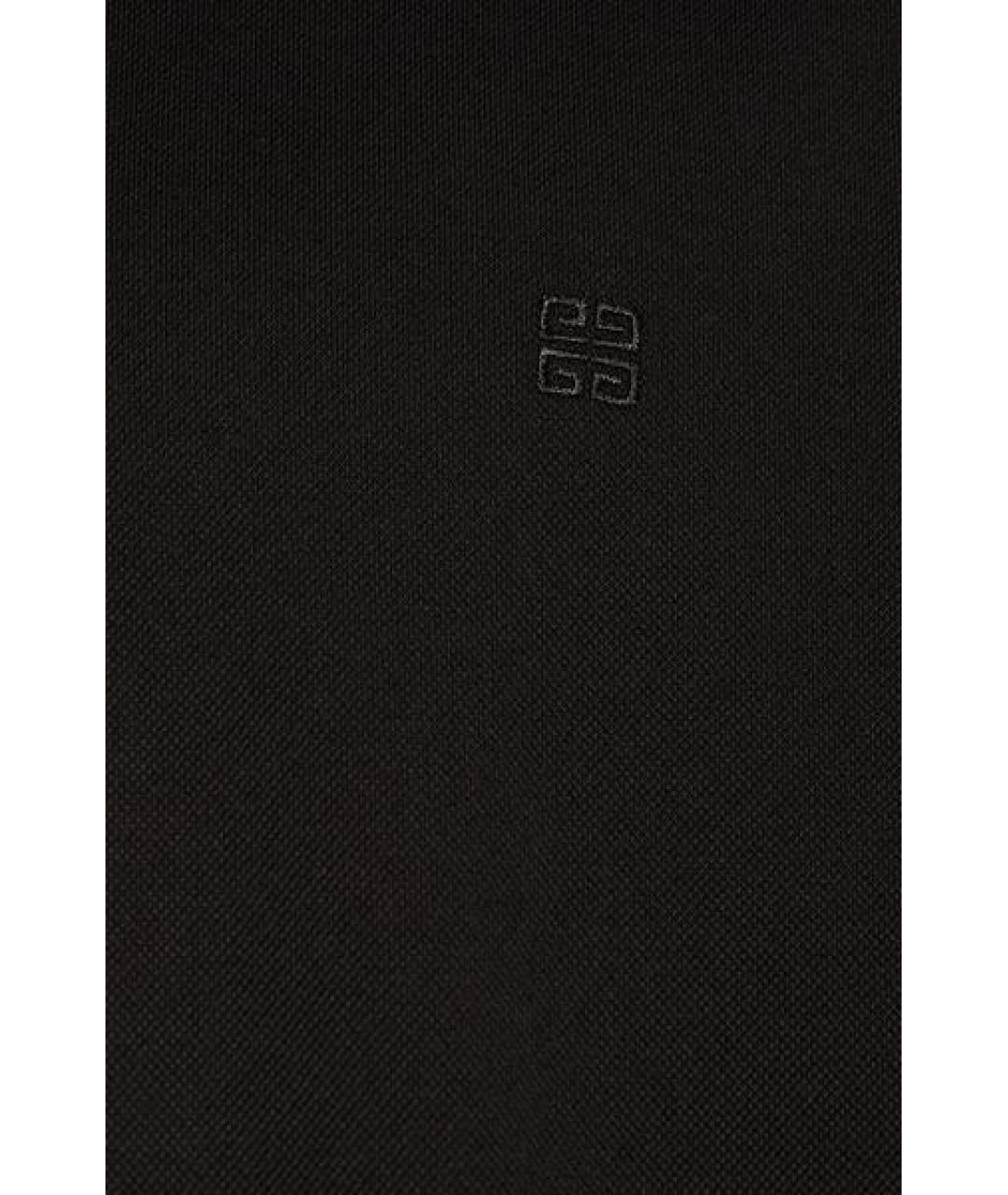 GIVENCHY Черная хлопковая футболка, фото 4