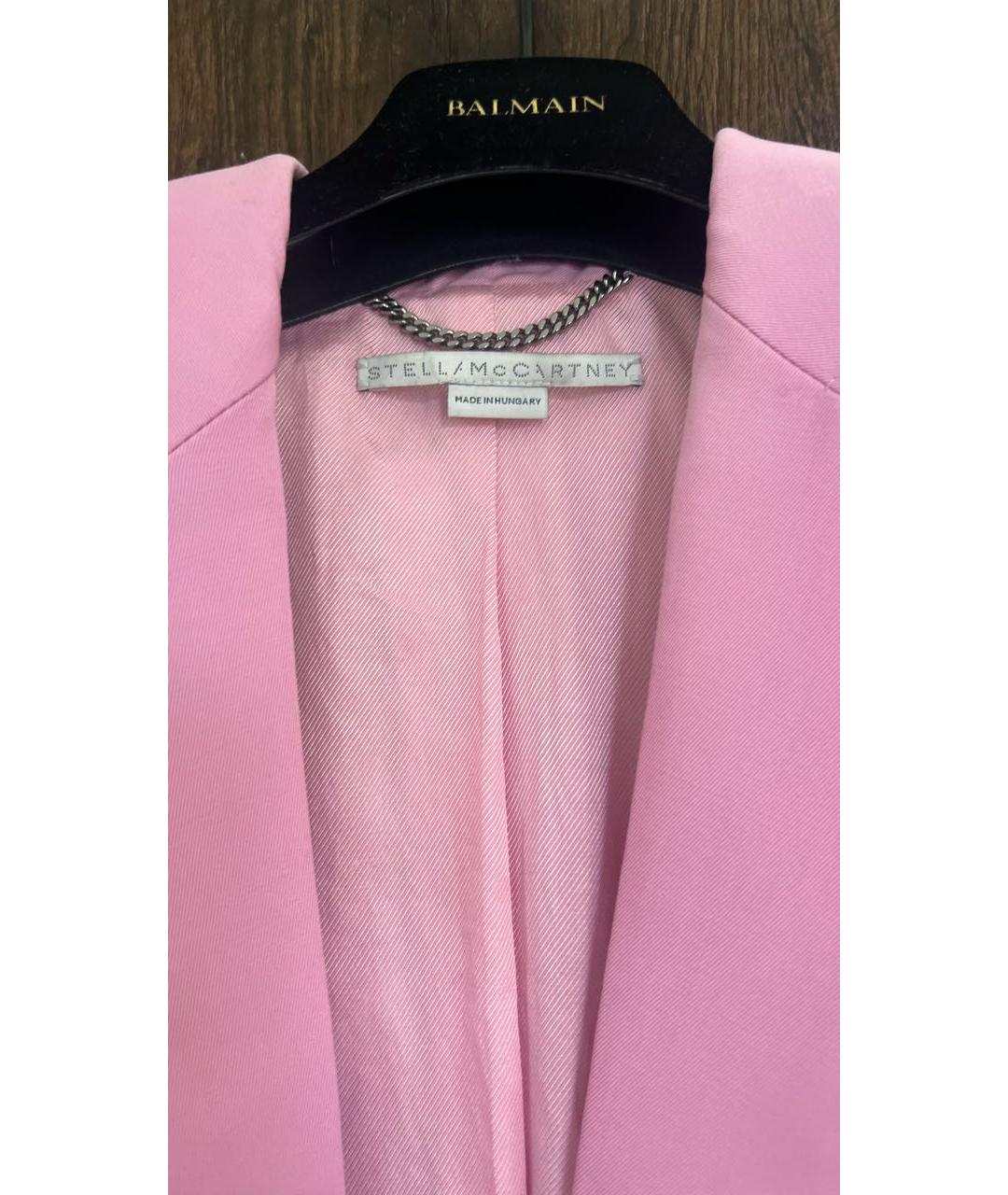 STELLA MCCARTNEY Розовый жакет/пиджак, фото 3