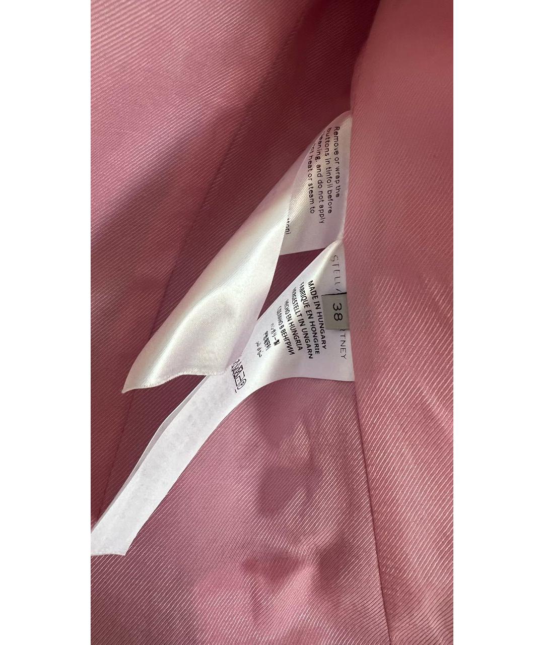 STELLA MCCARTNEY Розовый жакет/пиджак, фото 4