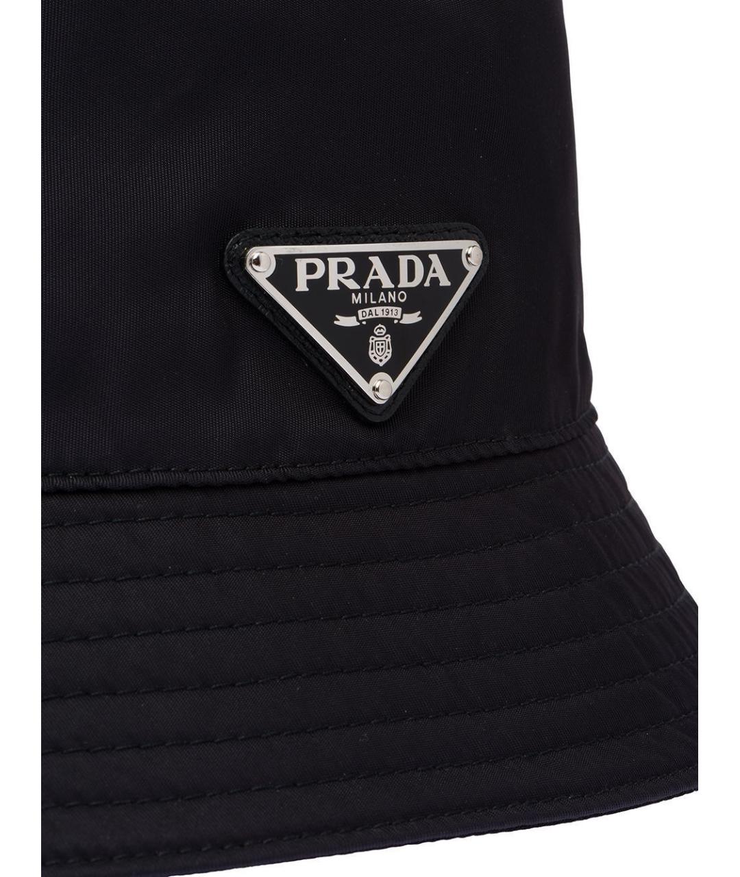 PRADA Черная шляпа, фото 3