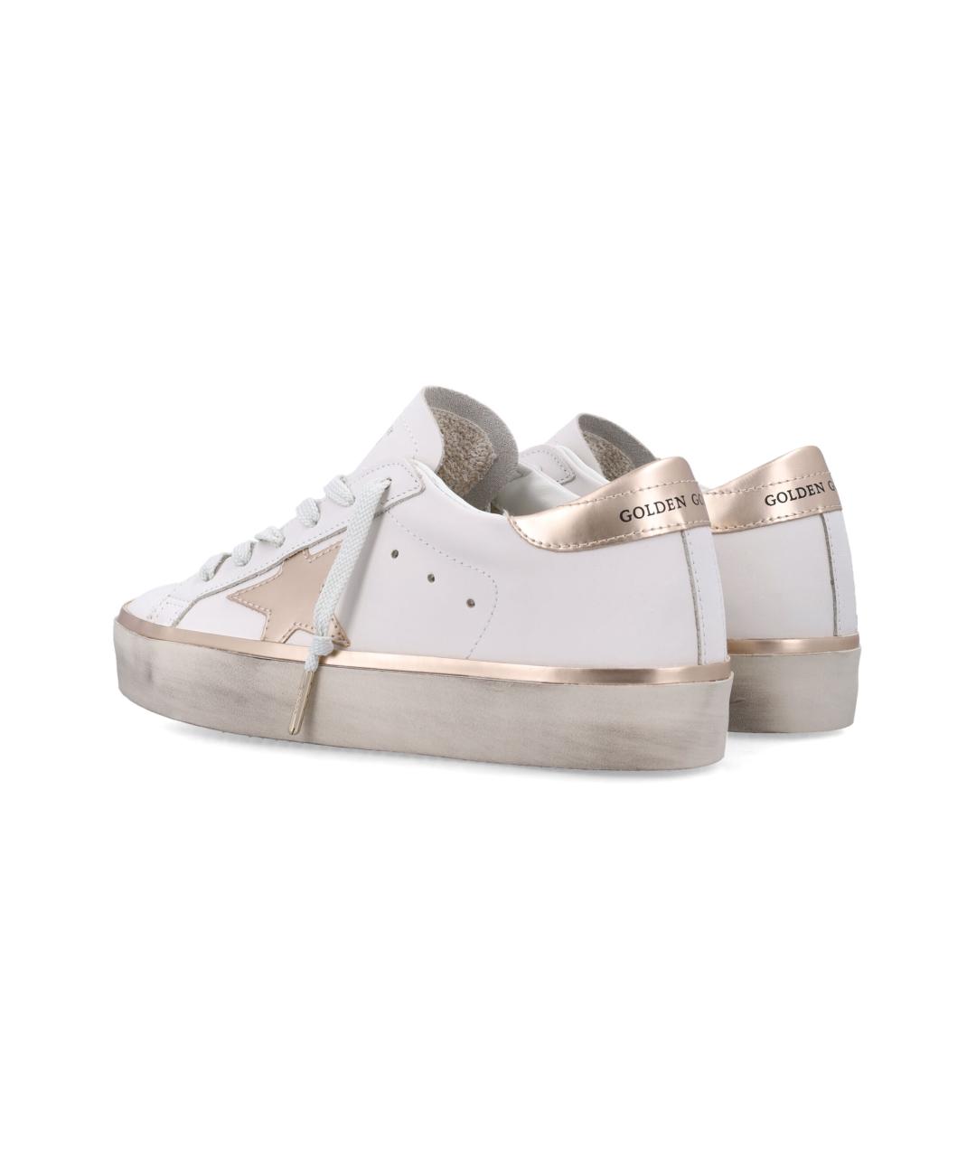 GOLDEN GOOSE DELUXE BRAND Белые кожаные кроссовки, фото 4
