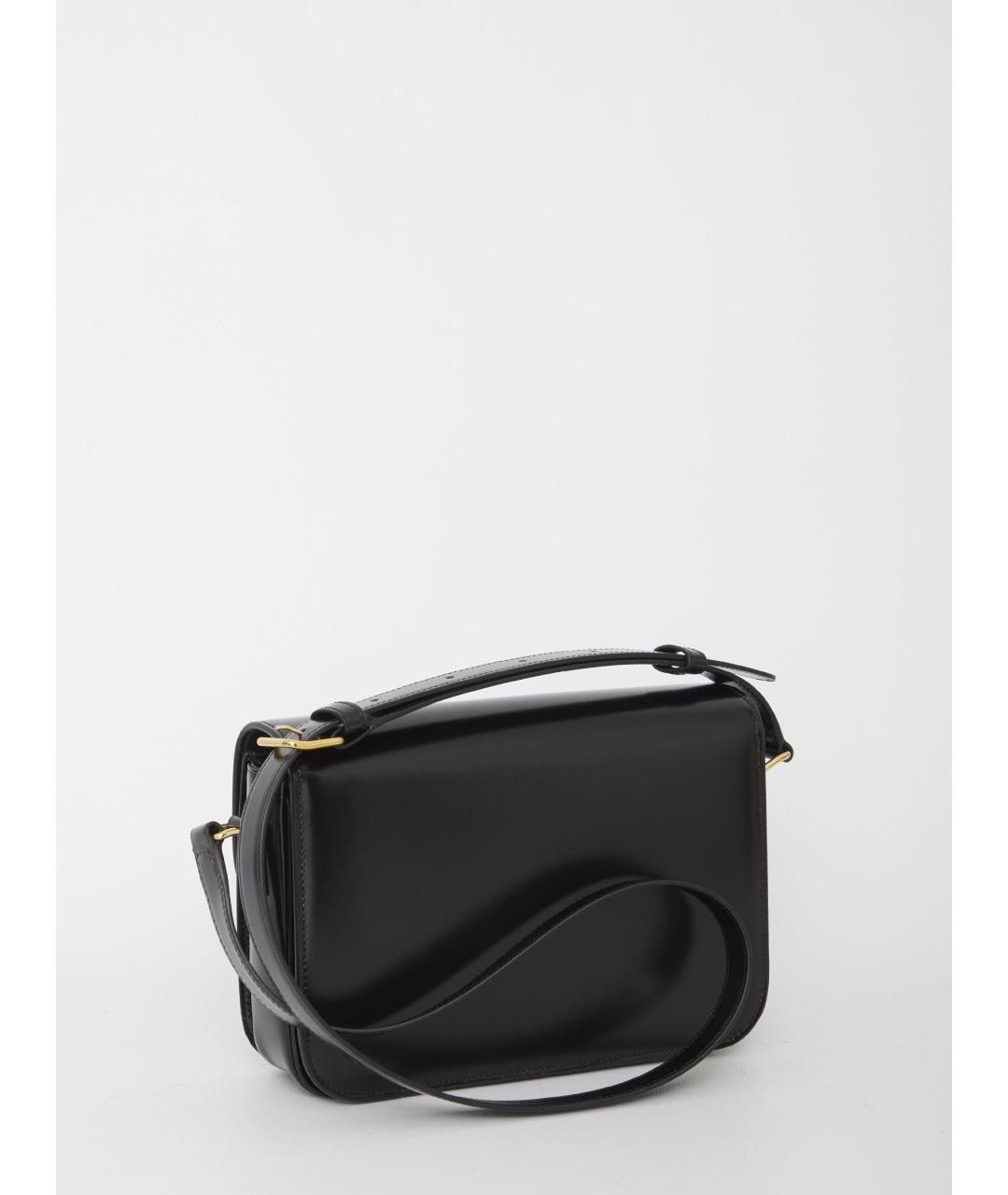 CELINE Черная кожаная сумка через плечо, фото 2