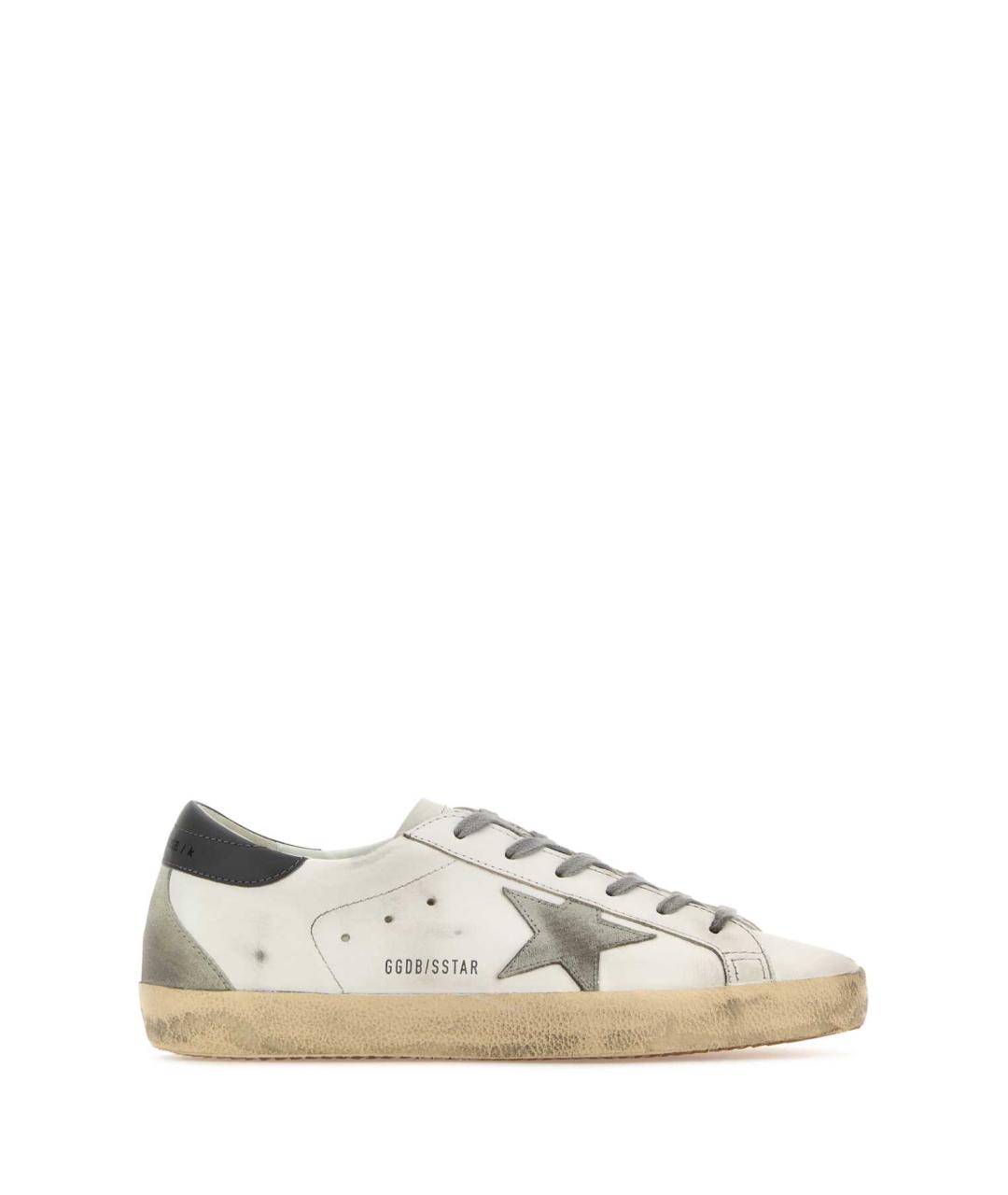 GOLDEN GOOSE DELUXE BRAND Белые кожаные кроссовки, фото 1