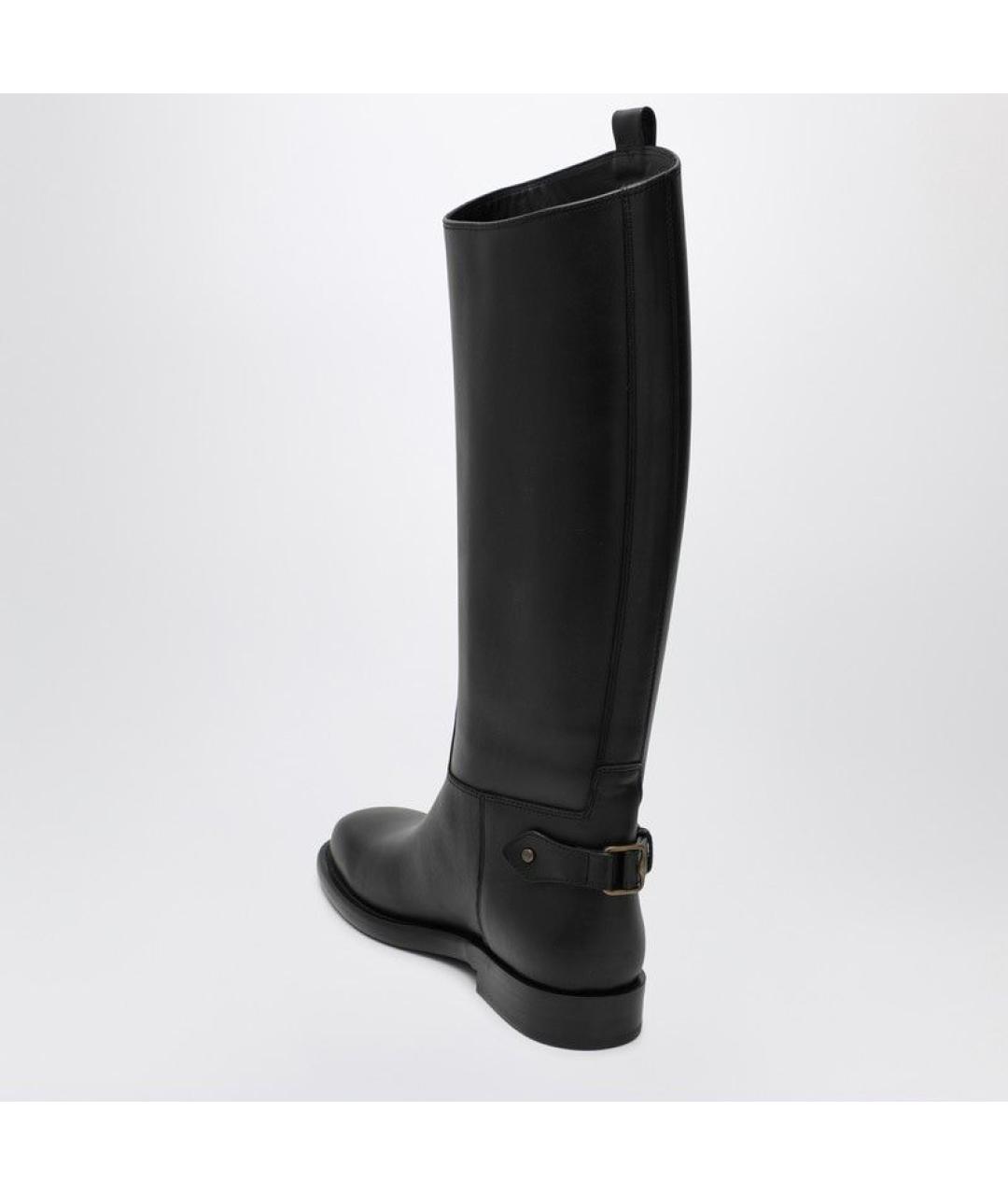 BURBERRY Черные синтетические сапоги, фото 2