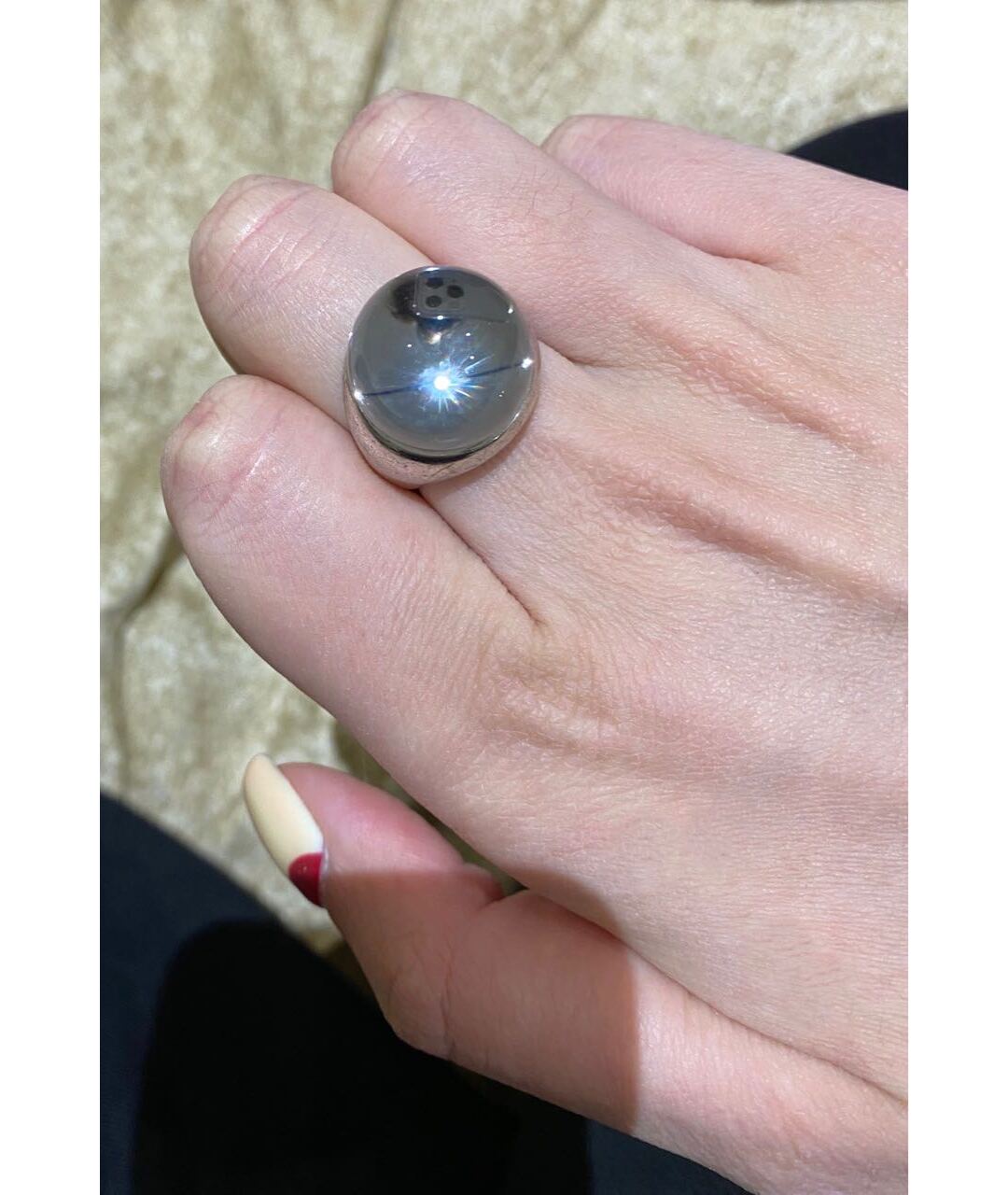 BACCARAT Серебряное кольцо, фото 4