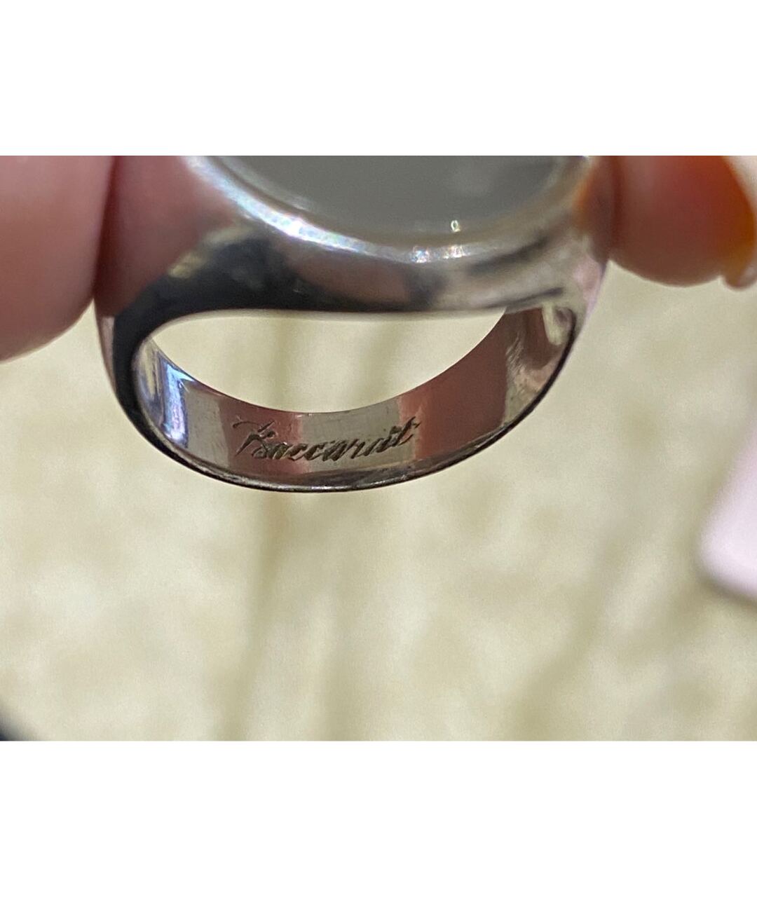 BACCARAT Серебряное кольцо, фото 7