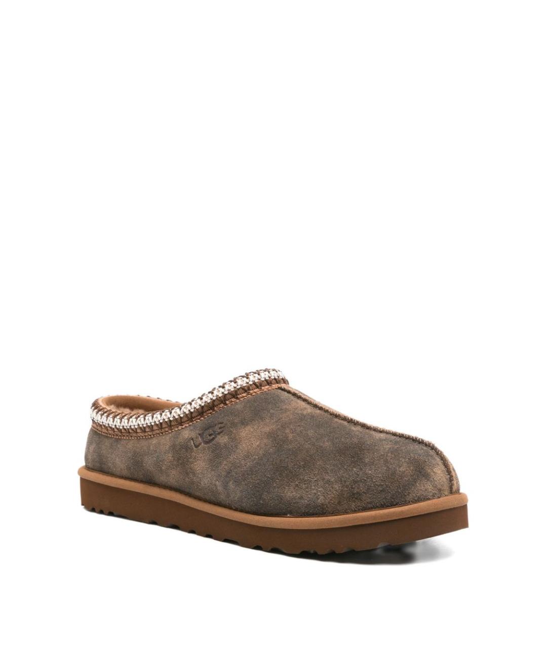 UGG AUSTRALIA Коричневые замшевые сандалии, фото 3
