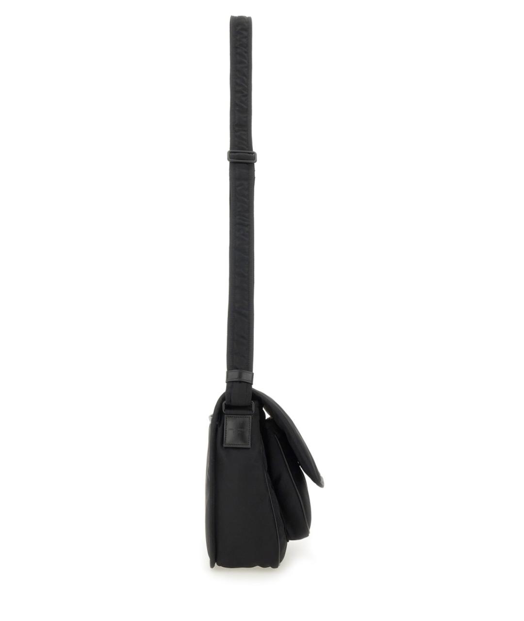 SAINT LAURENT Черная синтетическая сумка на плечо, фото 4