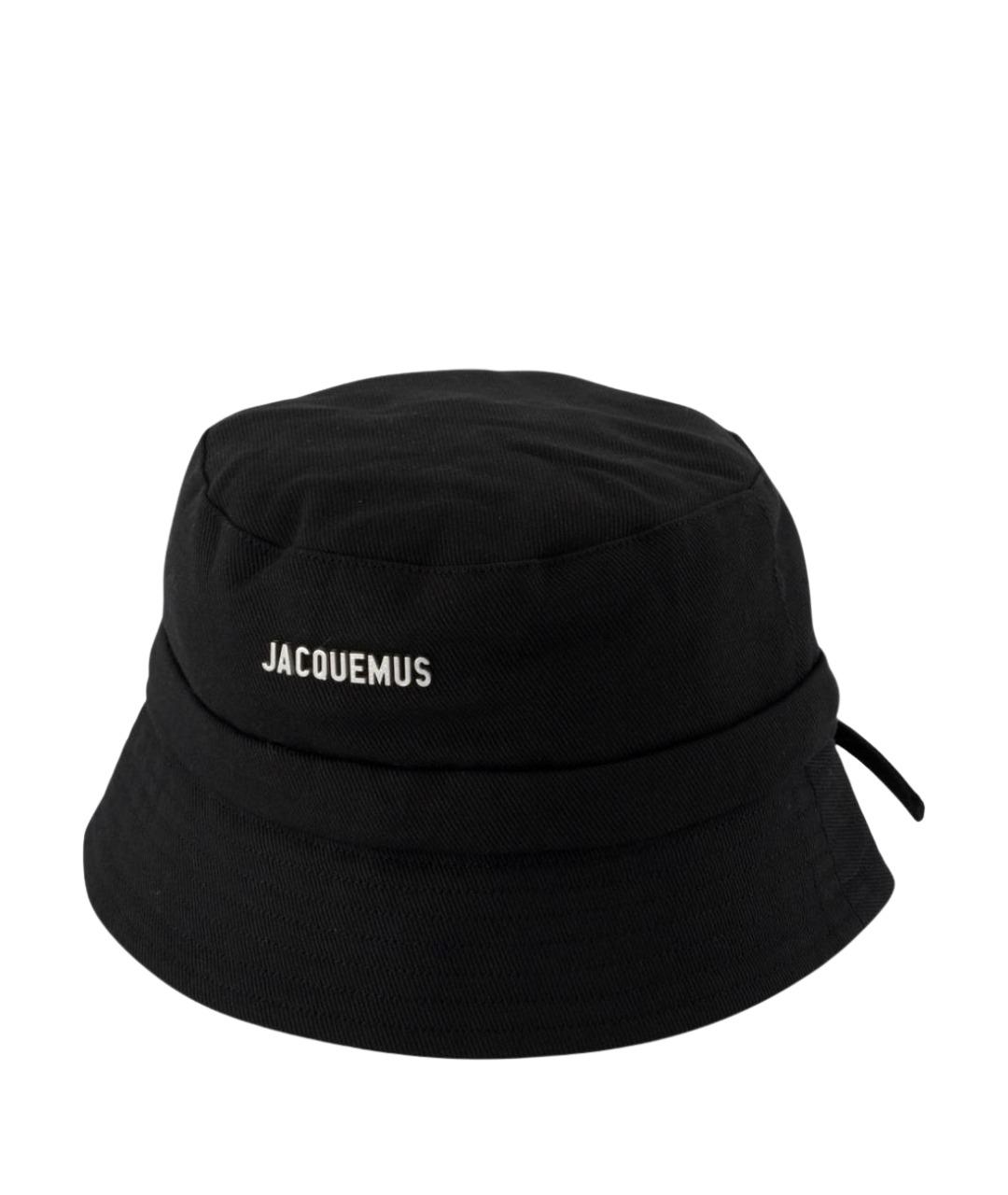 JACQUEMUS Черная хлопковая шляпа, фото 3