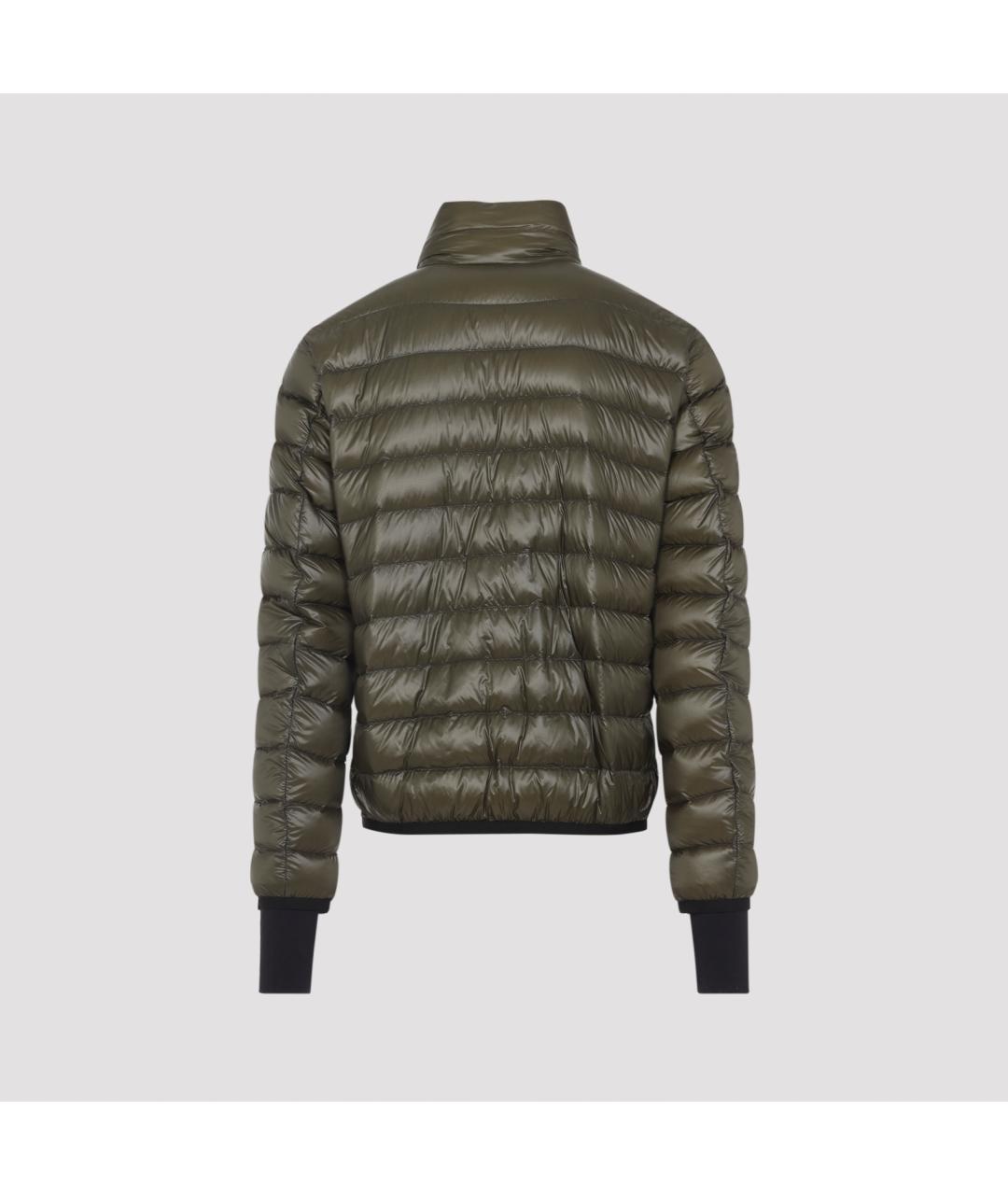MONCLER Хаки полиэстеровый пуховик, фото 2