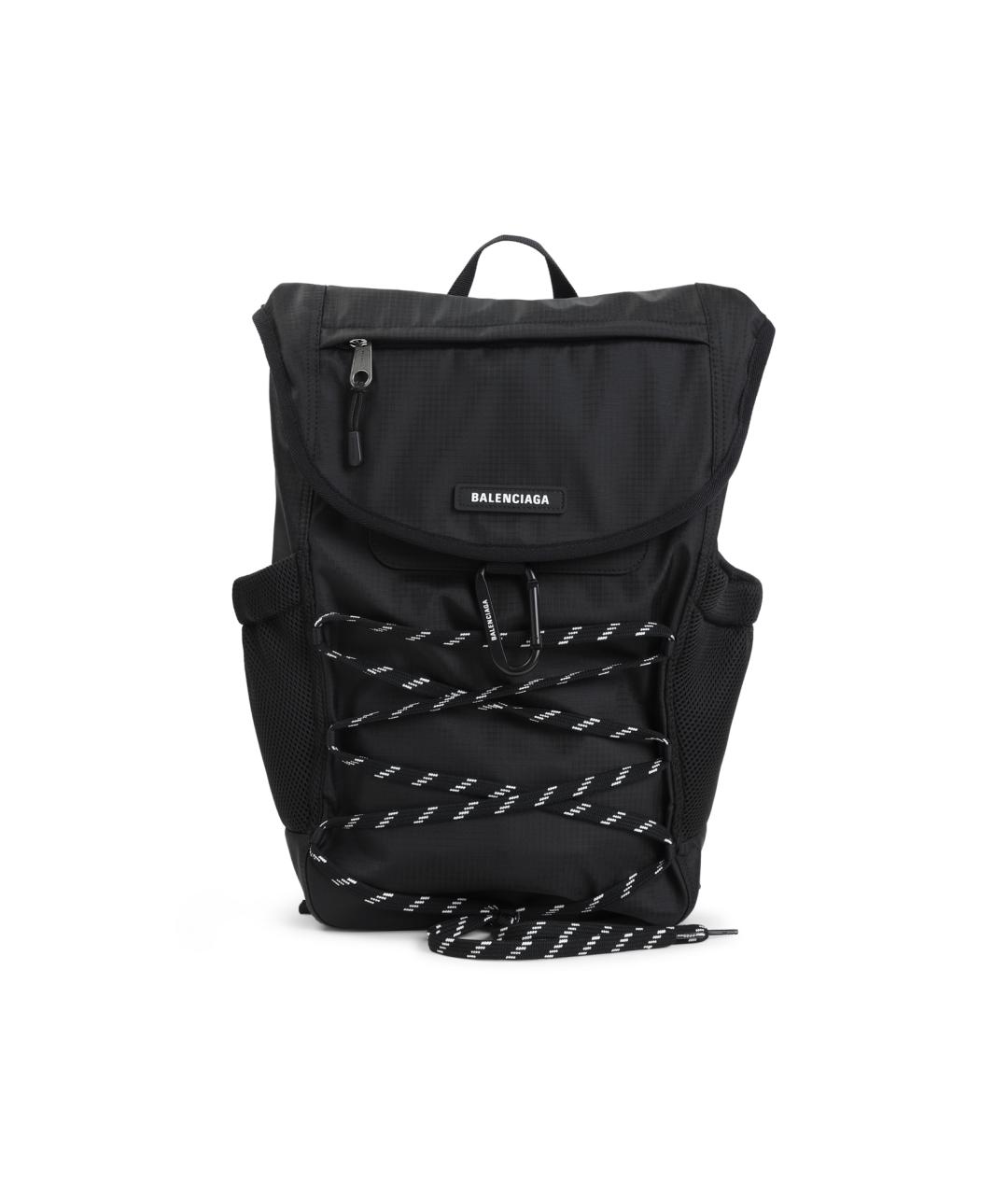 BALENCIAGA Черный тканевый рюкзак, фото 1