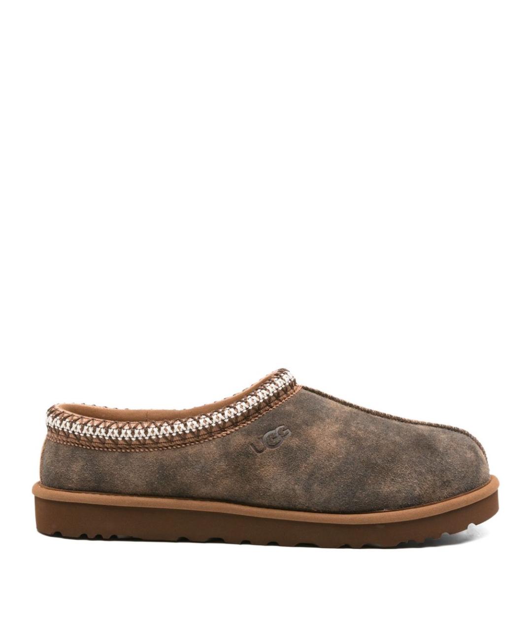 UGG AUSTRALIA Коричневые замшевые низкие ботинки, фото 1