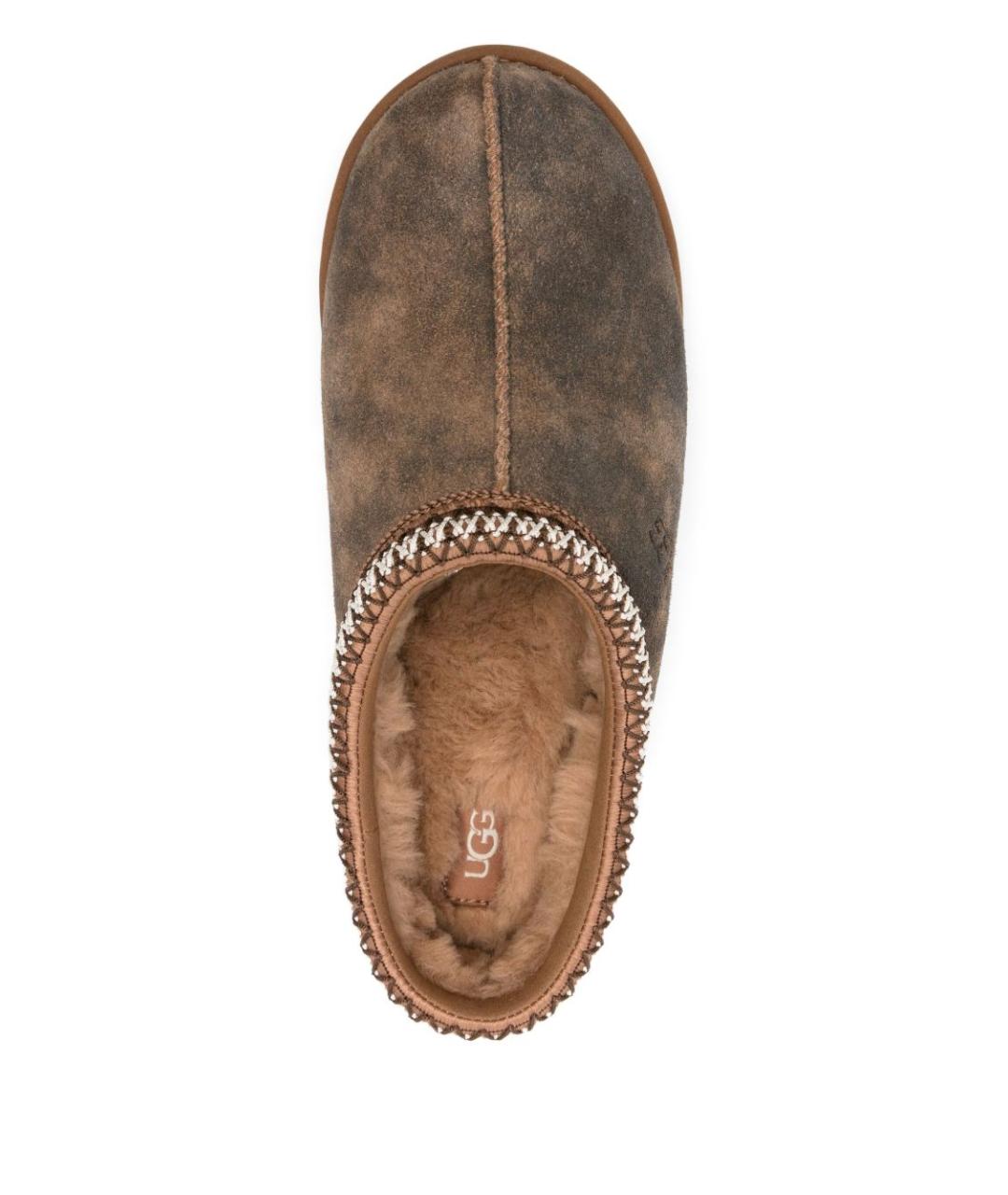 UGG AUSTRALIA Коричневые замшевые низкие ботинки, фото 4