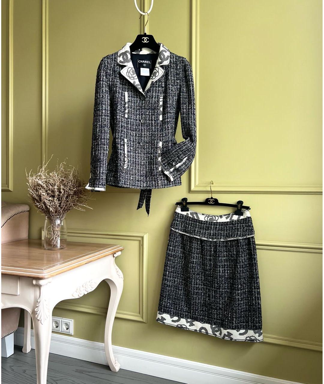 CHANEL Твидовый костюм с юбками, фото 6