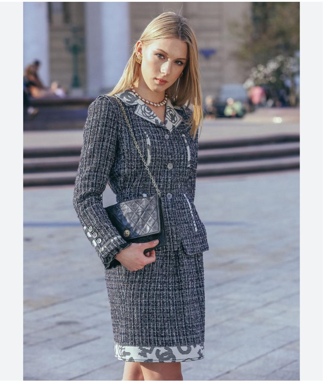 CHANEL Твидовый костюм с юбками, фото 3