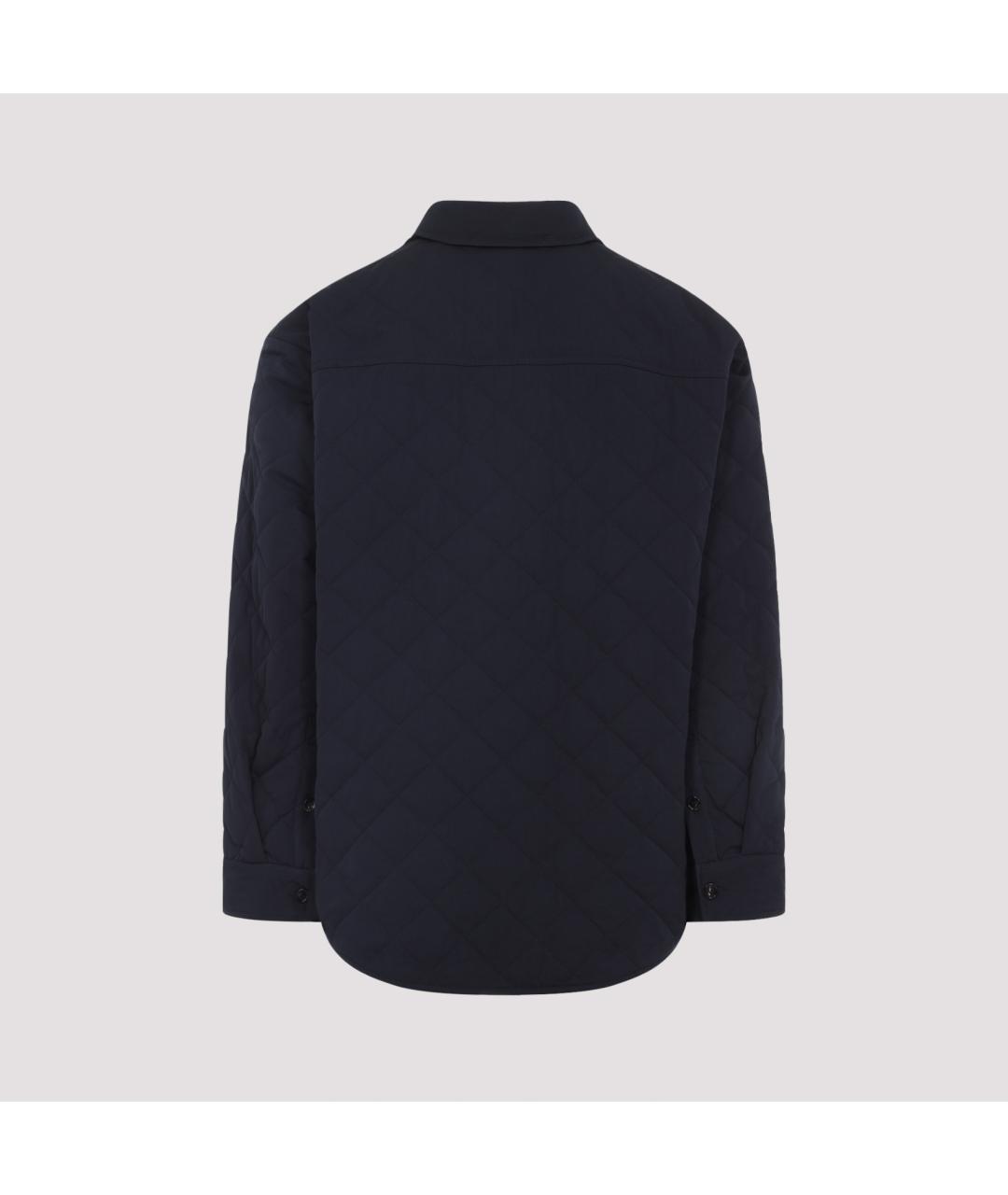 BOTTEGA VENETA Синяя хлопковая кэжуал рубашка, фото 3