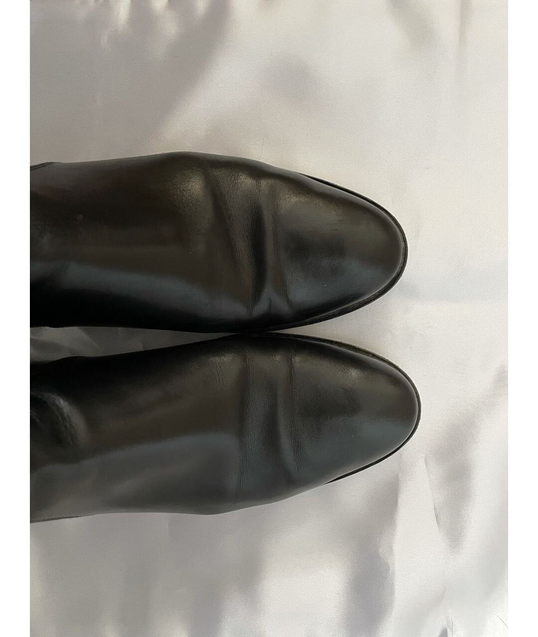 SERGIO ROSSI Черные кожаные сапоги, фото 3