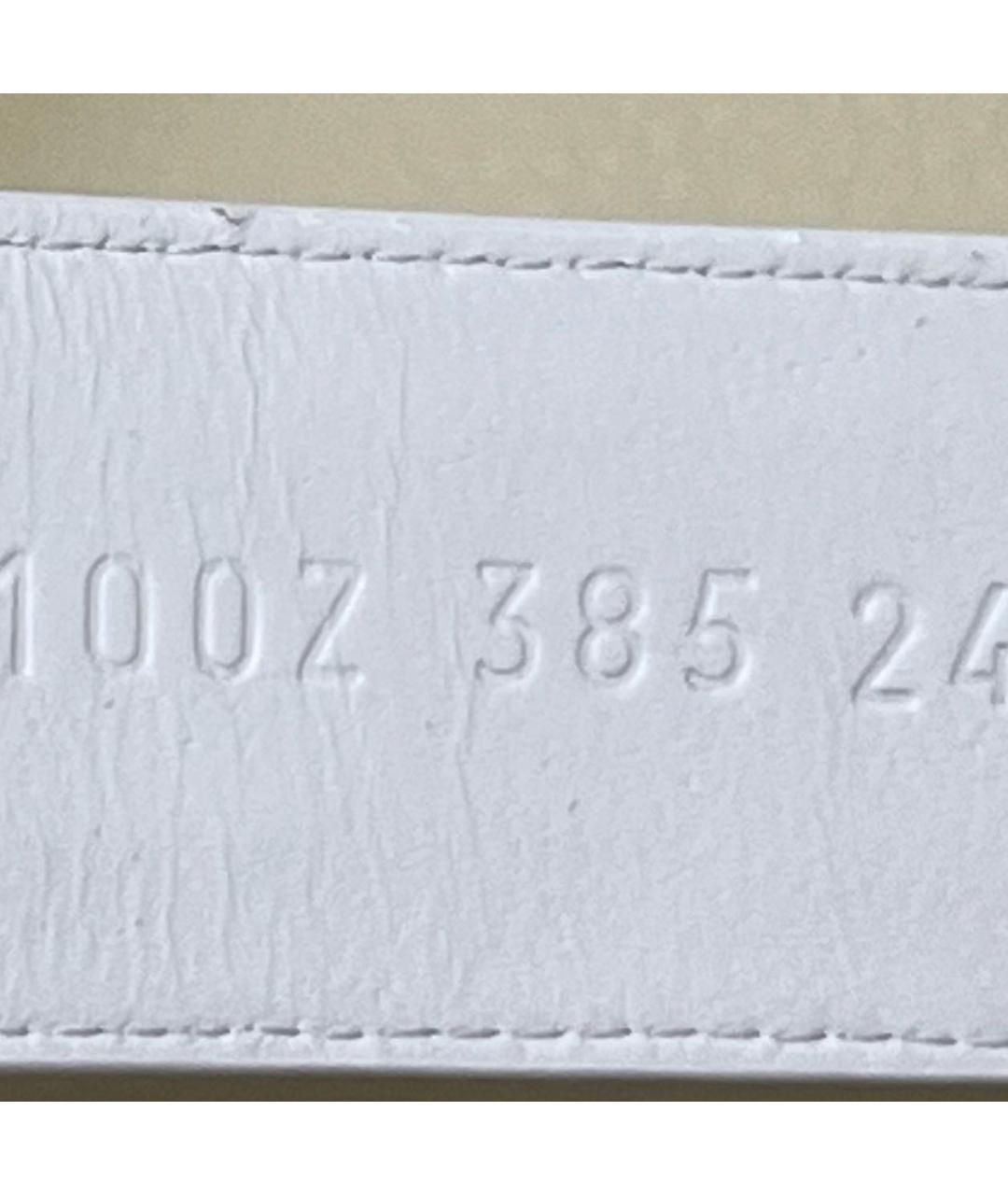 HERMES Белые кожаные шлепанцы, фото 5