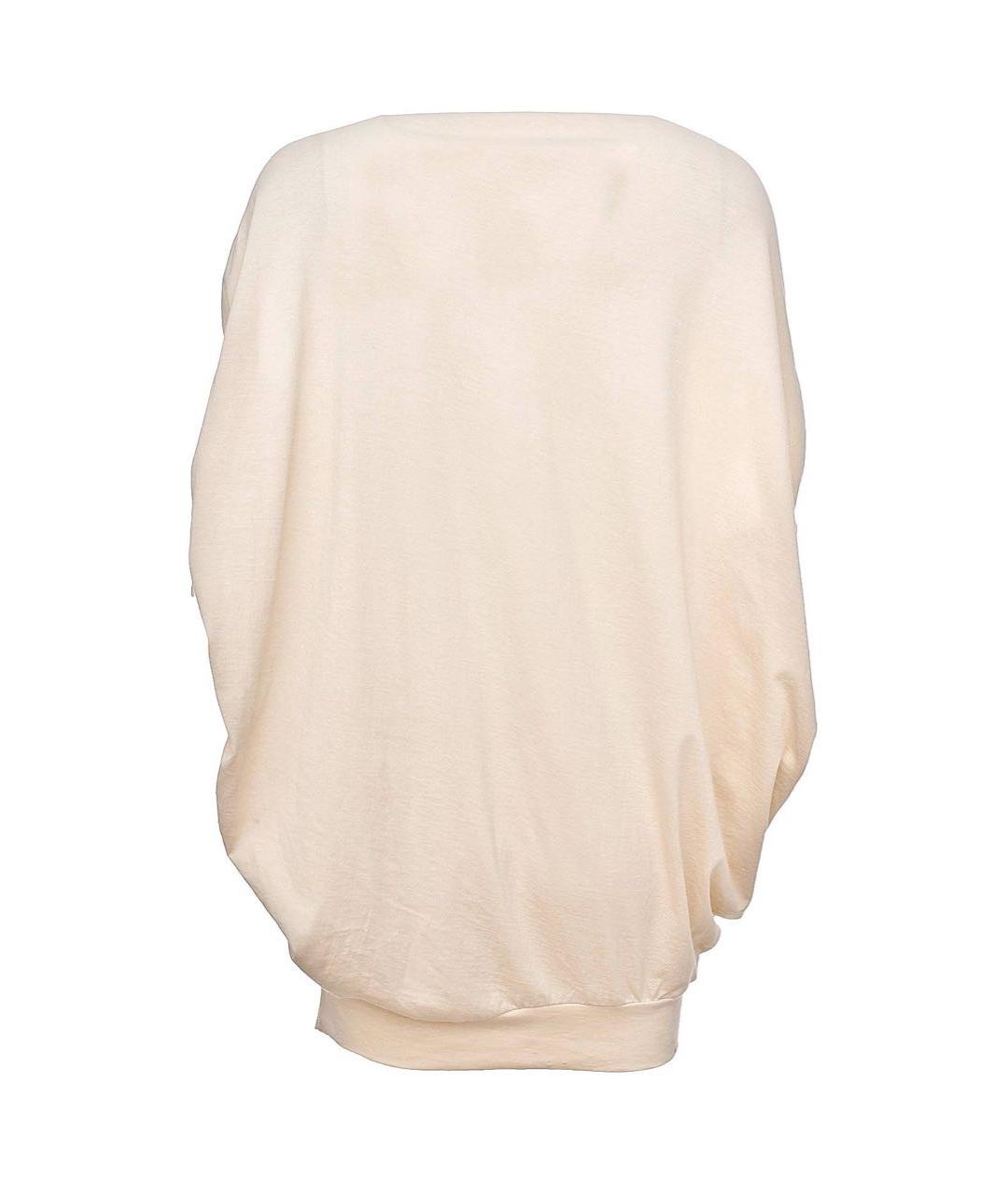 NUDE Бежевая хлопковая блузы, фото 2