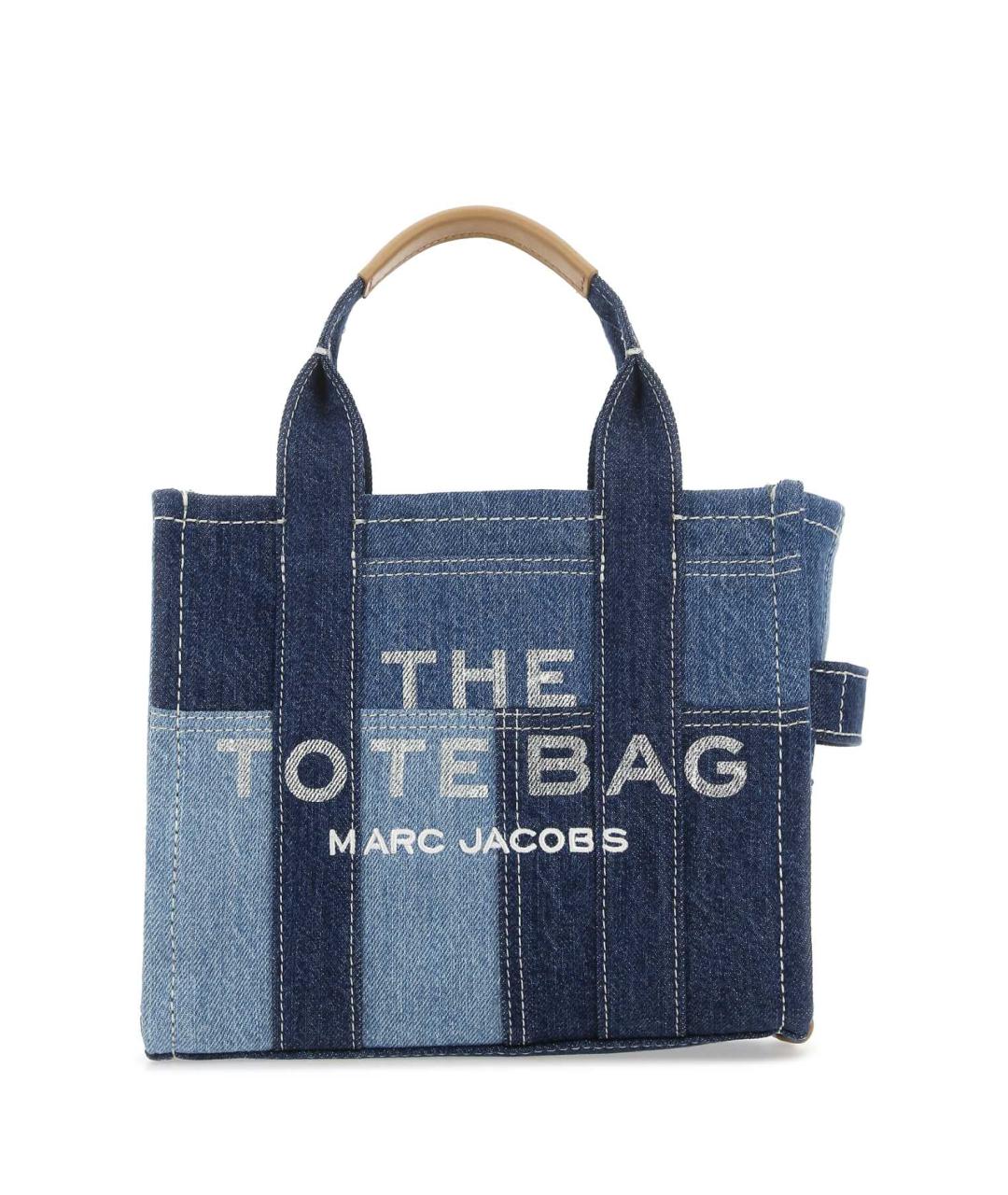 MARC JACOBS Синяя тканевая сумка тоут, фото 1