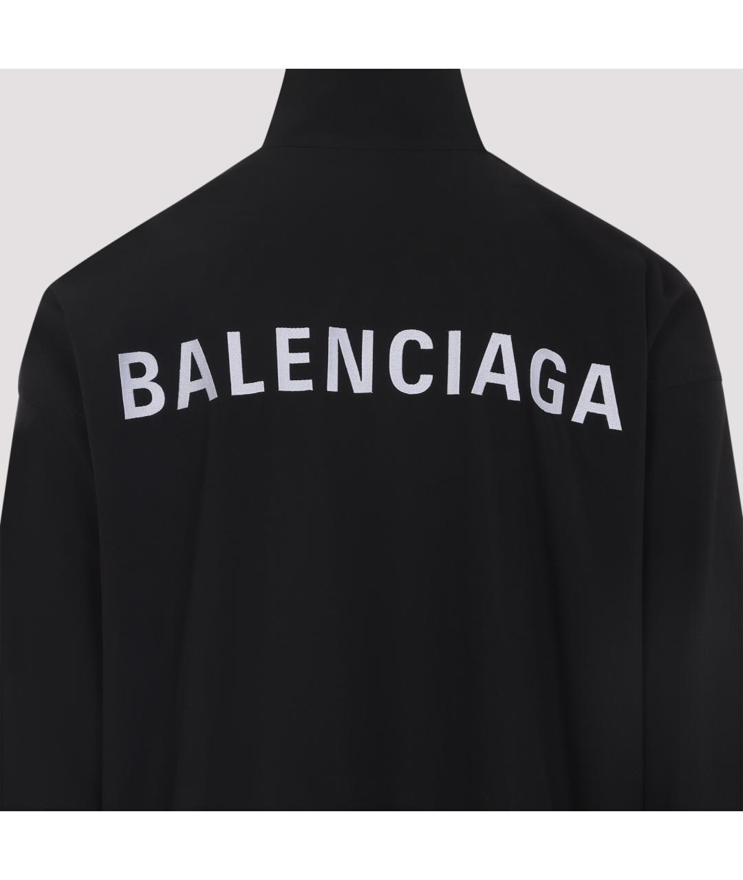 BALENCIAGA Черная полиэстеровая куртка, фото 3