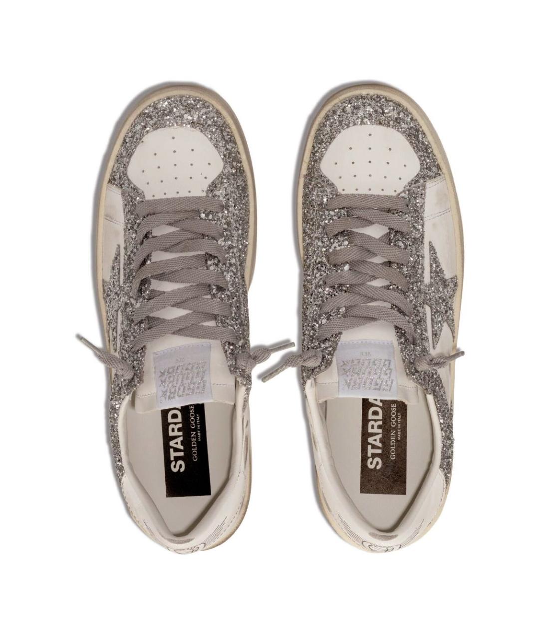 GOLDEN GOOSE DELUXE BRAND Белые кожаные кроссовки, фото 2