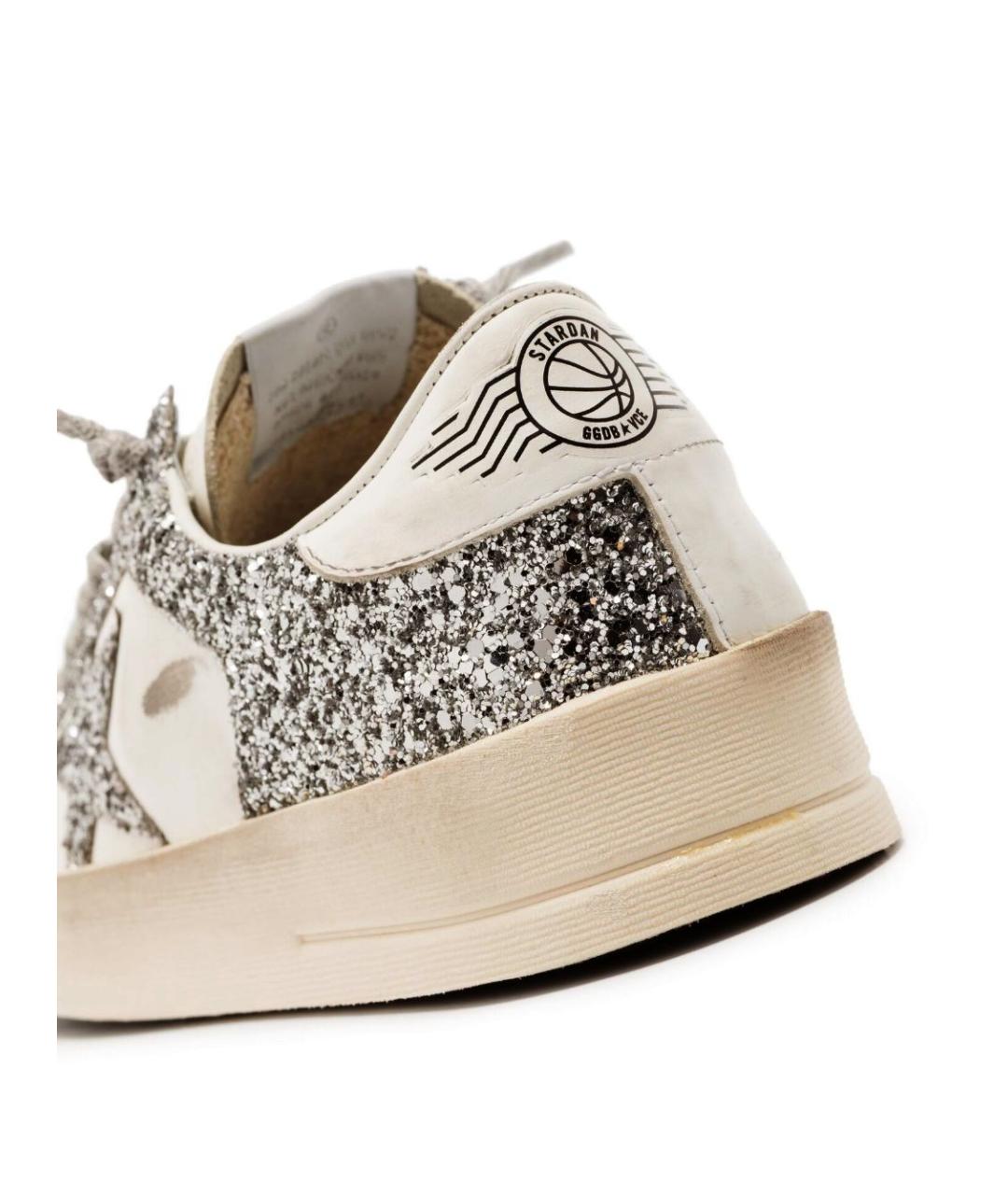 GOLDEN GOOSE DELUXE BRAND Белые кожаные кроссовки, фото 3
