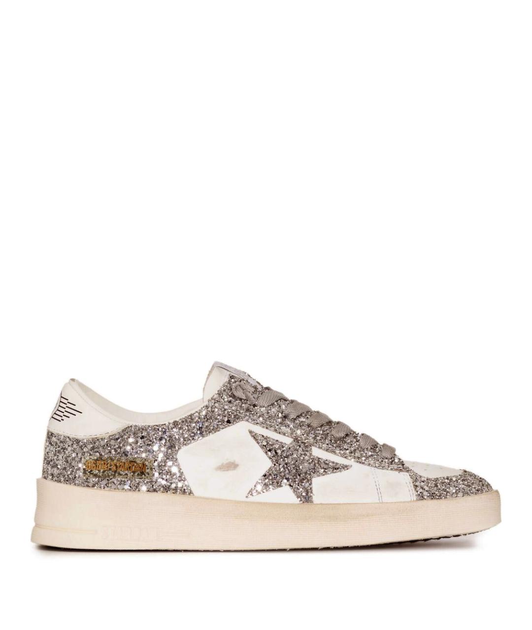 GOLDEN GOOSE DELUXE BRAND Белые кожаные кроссовки, фото 1