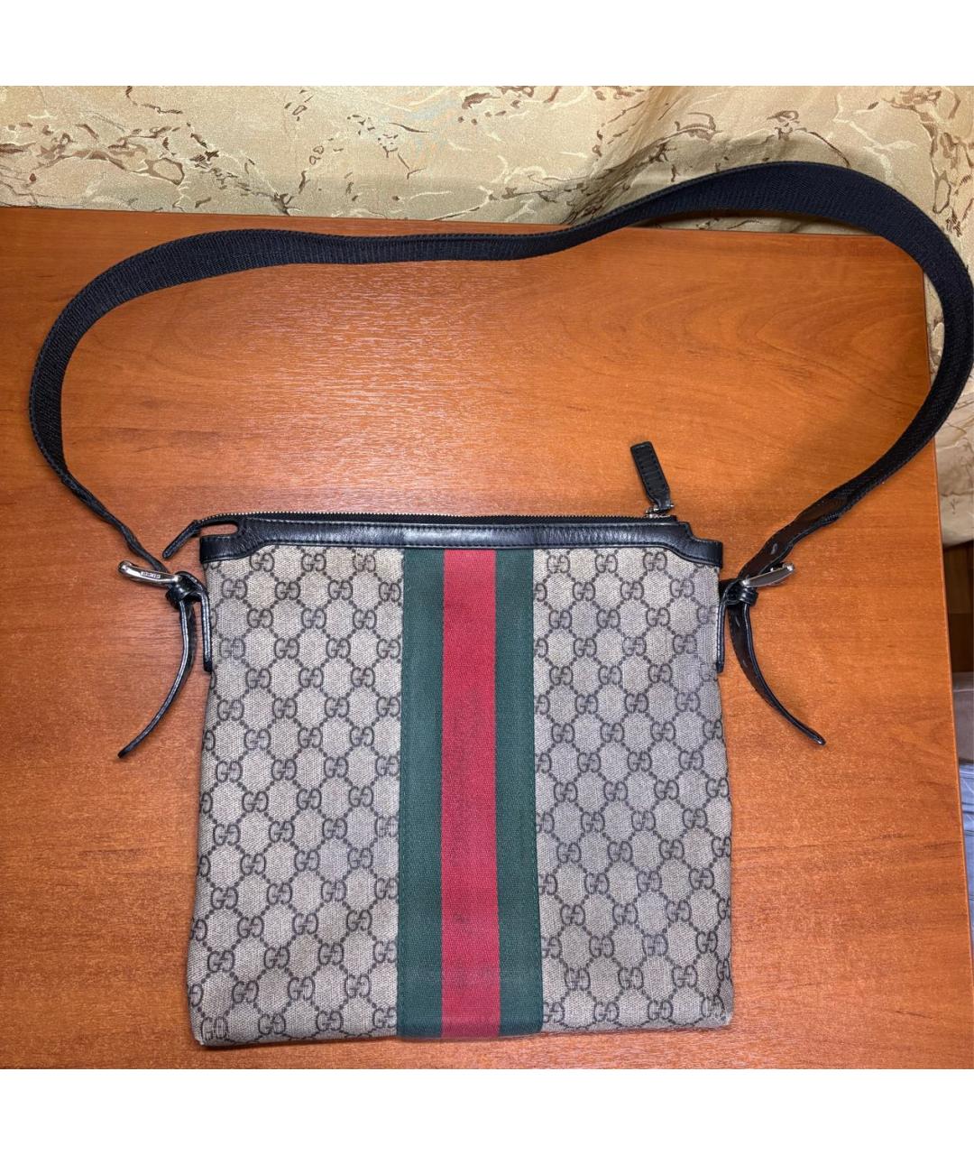 GUCCI Бежевая сумка на плечо, фото 2