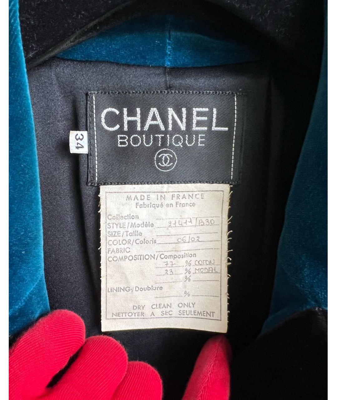 CHANEL Хлопковый жакет/пиджак, фото 8