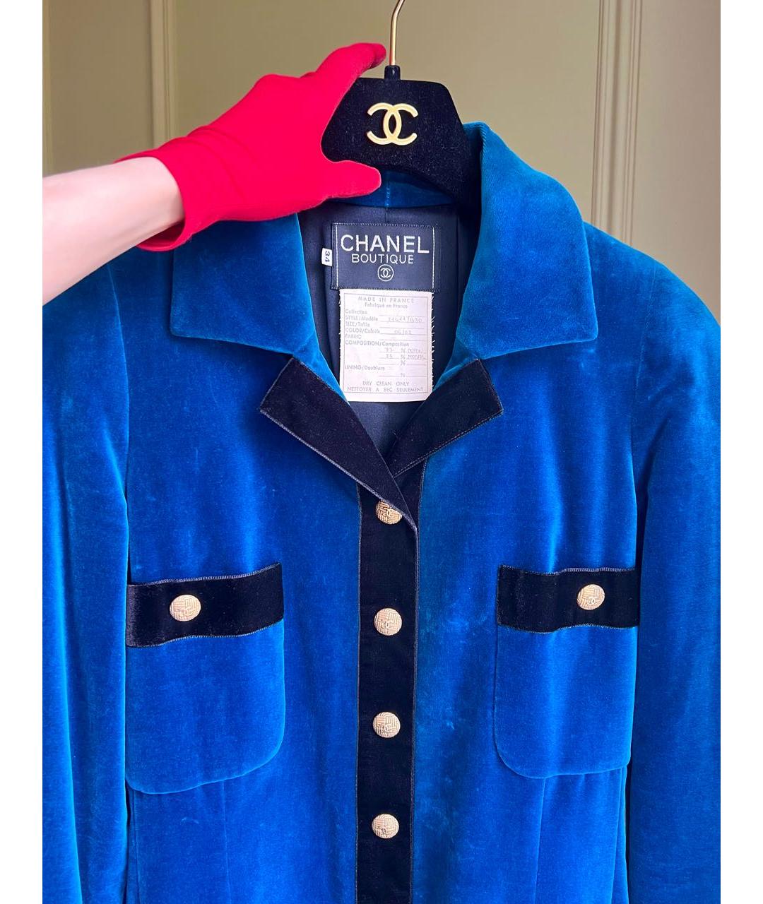 CHANEL Хлопковый жакет/пиджак, фото 2