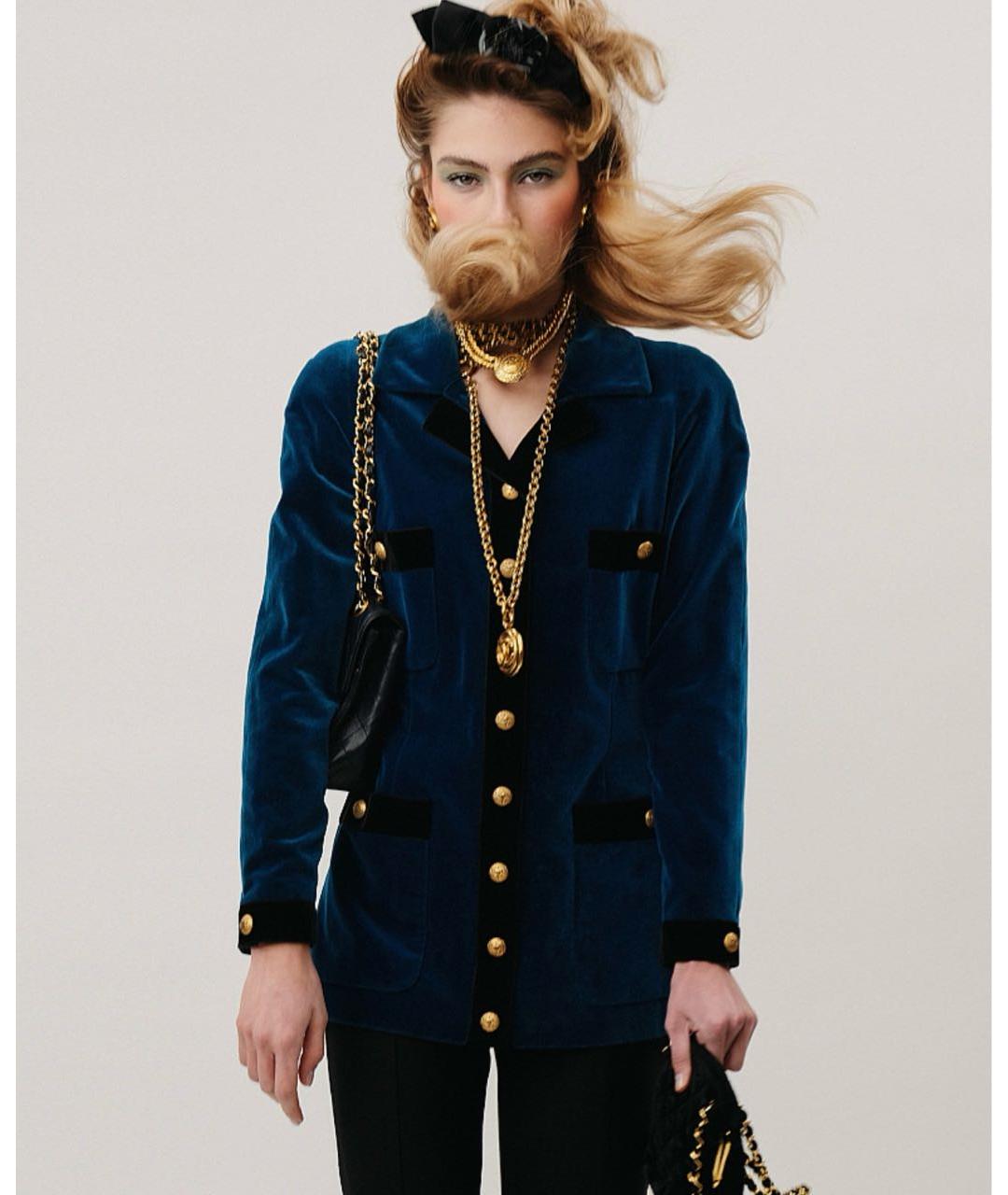 CHANEL Хлопковый жакет/пиджак, фото 7