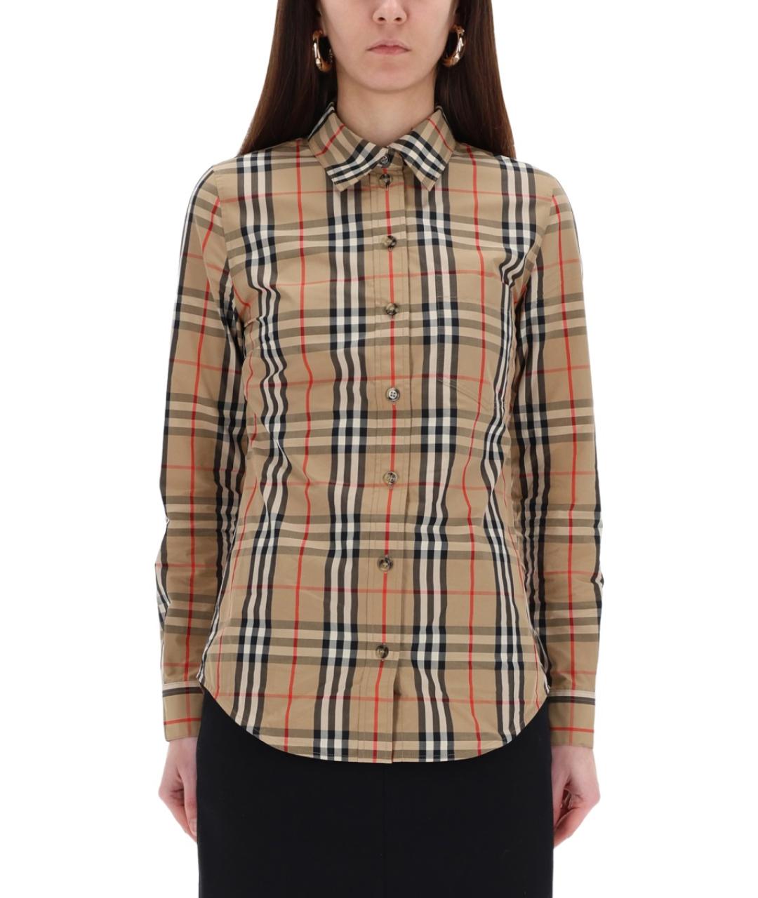 BURBERRY Мульти хлопковая рубашка, фото 3